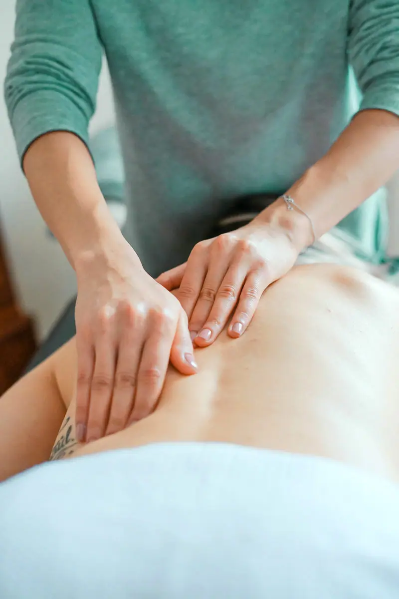 Calm treatment room at Vida Bodywork